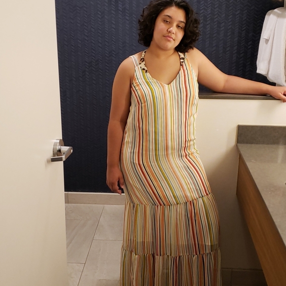 Dress maxi long Summer colors - Picture 10 of 11